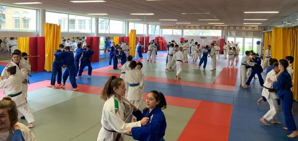 Gran participacion en la Concentración de Judo de Semana Santa. Pamplona 14-04-22